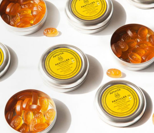 Apivita Pastilles Lozenges Honey & Thyme 45gr