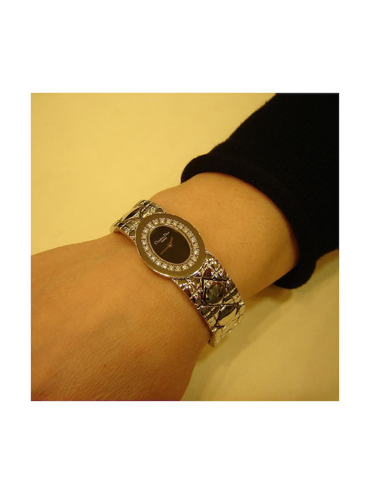 Dior Uhr mit Silber Metallarmband