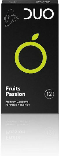 Duo Προφυλακτικά Fruits Passion 12τμχ 56mm Fruits Passion
