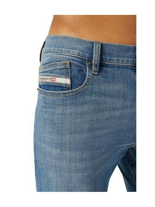 D-Luster Ανδρικό Παντελόνι Τζιν με Slim Εφαρμογή Μπλε