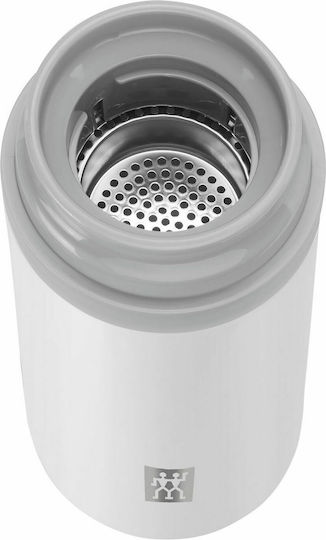 Zwilling J.A. Henckels Thermo Jug Bottle Thermos Stainless Steel BPA Free 420ml White with Cap-Cup 39500-511