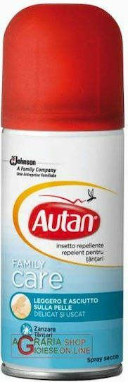 Autan Family Care Soft Εντομοαπωθητική Λοσιόν σε Spray Κατάλληλη για Παιδιά 100ml