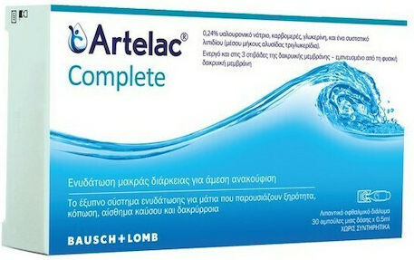 Bausch & Lomb Artelac Complete Dry Eye Drops 30x0.5ml