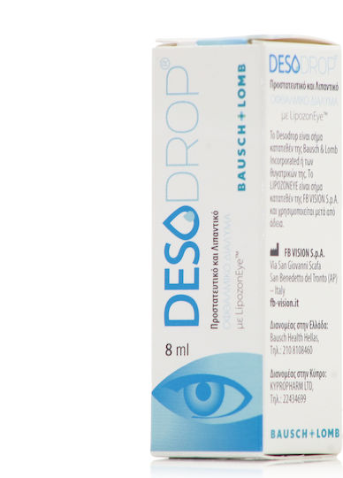 Bausch & Lomb Desodrop Οφθαλμικές Σταγόνες 8ml