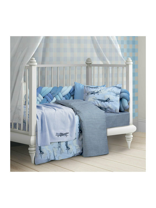 Greenwich Polo Club Blanket Cot 8817 Knitted Blue 110x150cm 220611158817