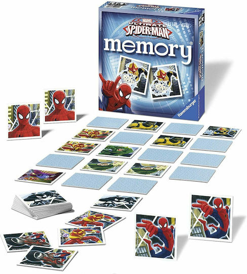 Board Game Memory Spiderman for 2-8 Players 4+ Years Old Ravensburger