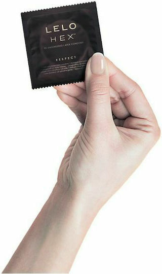 Lelo Προφυλακτικά Hex Respect XL 3τμχ 54mm Natural