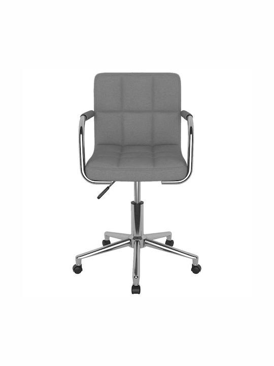 vidaXL Office Chair with Arms Open Grey