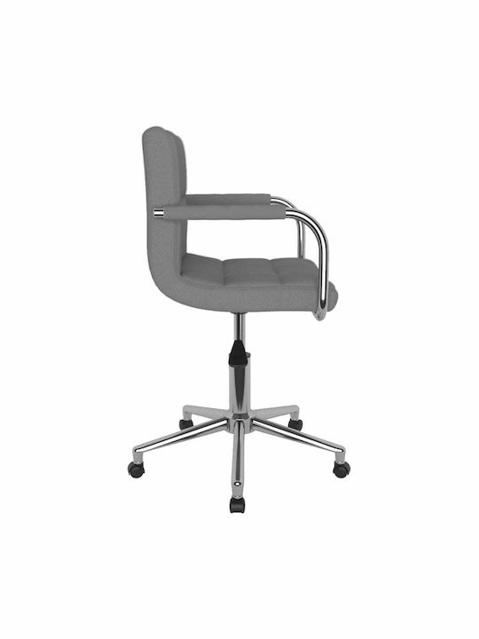 vidaXL Office Chair with Arms Open Grey