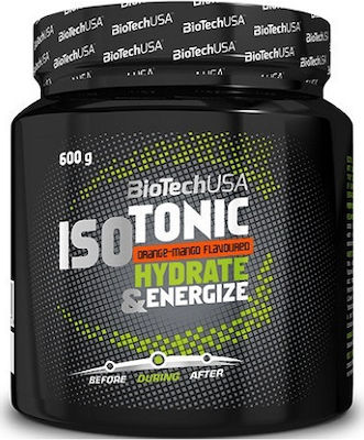 Biotech USA IsoTonic Hydrate & Energize Portocală Mango 600gr