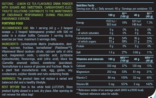 Biotech USA IsoTonic Hydrate & Energize Orange Mango 600gr