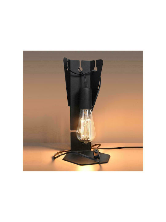 Sollux Arby Tisch Dekorative Lampe mit Fassung für Lampe E27 Schwarz