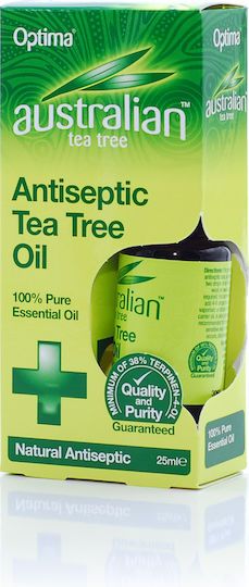 Optima Naturals Australian Биологично Етерично масло Чаено дърво Antiseptic 25мл