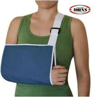 Johns 12596 Arm Sling Shoulder for Kids Blue