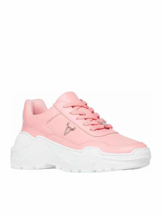 Carte Damen Chunky Sneakers Rosa