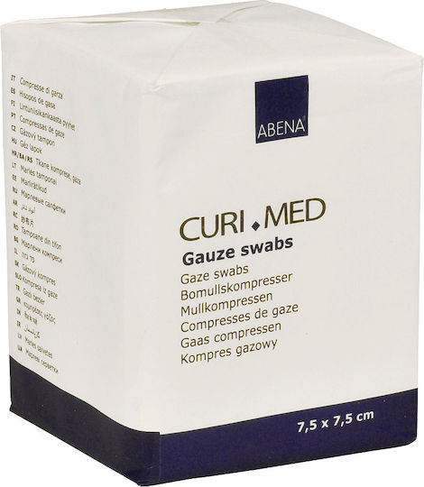 Abena Curimed Sterile Medical Gauze 7.5x7.5cm 100 Pieces