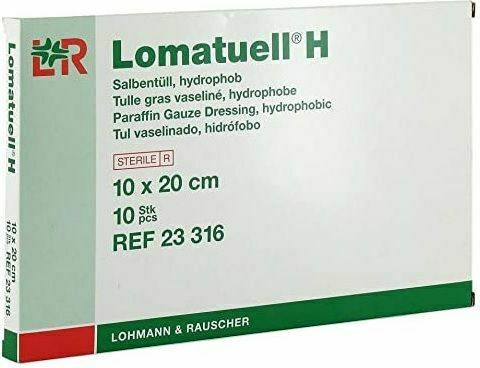 Lohmann Rauscher Lomatuell H Sterile Gazen 10x20cm 10pcs