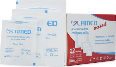 Lamed Sterile Gauze Pads 15x15cm 12pcs