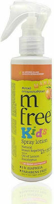 M Free Repelent pentru insecte Loțiune în Spray Mandarin Potrivit pentru copii 125ml