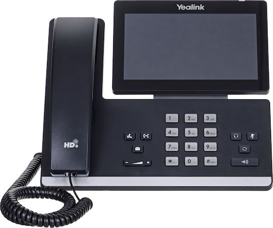 Yealink SIP-T58xW Ενσύρματο Τηλέφωνο IP 16 γραμμών Μαύρο