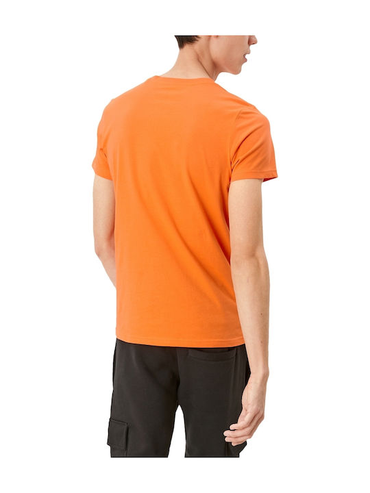 S.Oliver Men's Short Sleeve T-shirt Orange