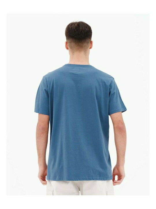 Basehit Herren T-Shirt Kurzarm Blau