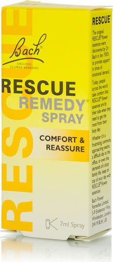 Bach Rescue Remedy Ανθοΐαμα σε Spray για Χαλάρωση 7ml