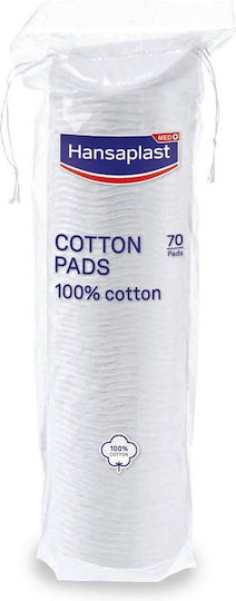 Hansaplast 100% Cotton Pads for Makeup Removal 70pcs
