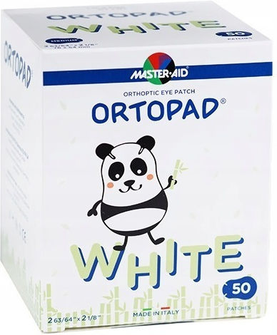 Master Aid Ortopad Bamboo White Οφθαλμικά Επιθέματα για Παιδιά 85x59mm 50τμχ