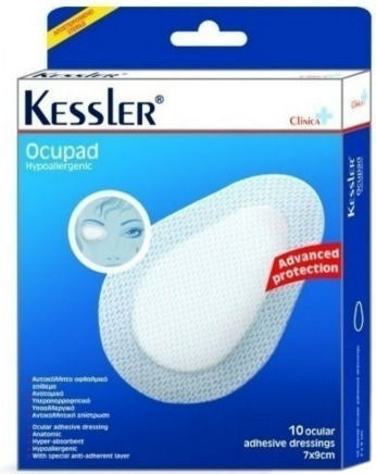 Kessler Ocupad Eye Patches White 9x7cm 10pcs