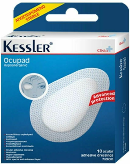 Kessler Ocupad Eye Patches White 9x7cm 10pcs