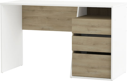 Kinderschreibtisch Jerson Weiß 127.1x55x76.8cm