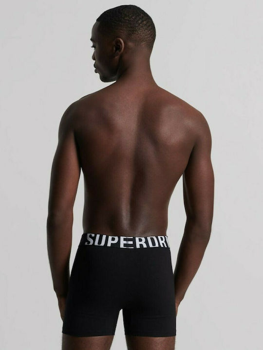 Superdry Herren Boxershorts Black / White 2Packung