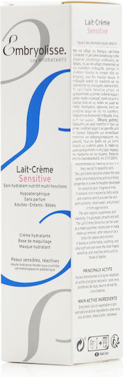 Embryolisse Lait Creme Sensitive Ενυδατική Κρέμα Σώματος για Ευαίσθητες Επιδερμίδες 100ml