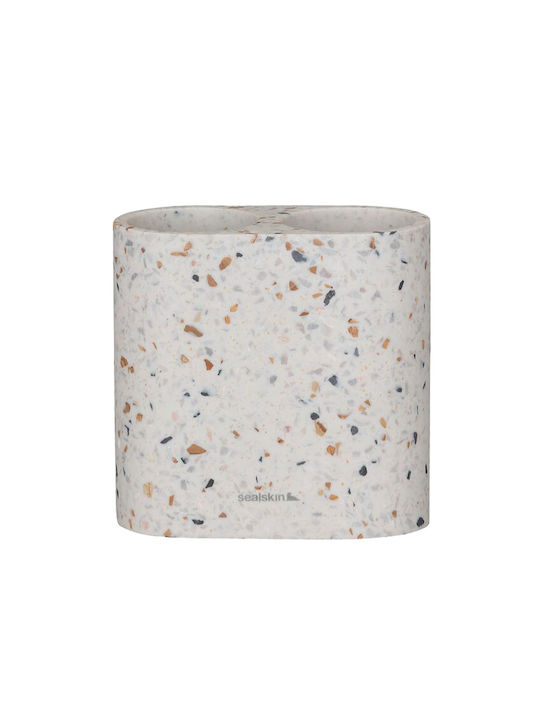 Sealskin Blend Tabletop Cup Holder Ceramic White