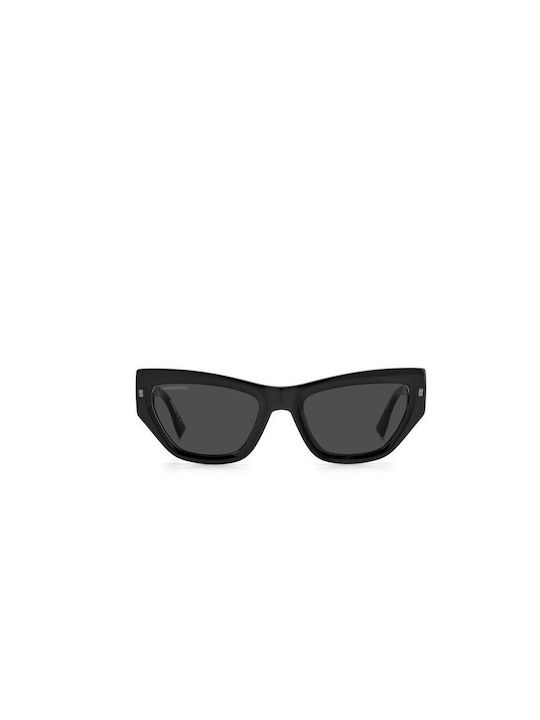 Dsquared2 D2 Sonnenbrillen mit Schwarz Rahmen und Schwarz Linse 0033S 807/IR