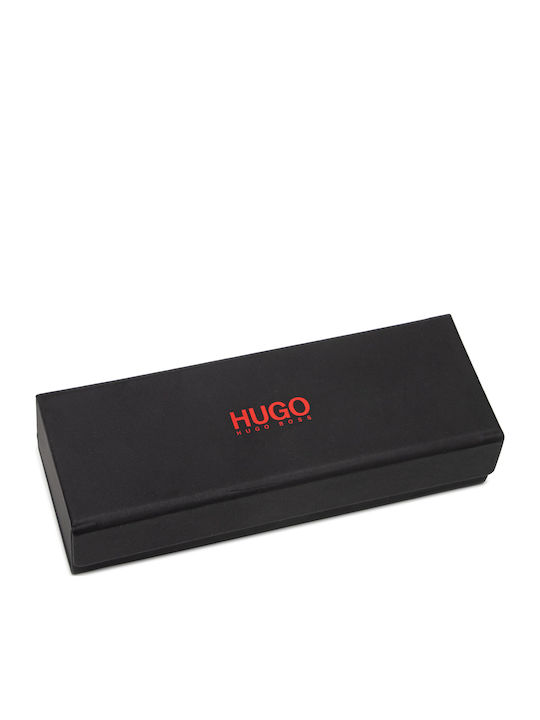 Herren Sonnenbrille mit Schwarz Kunststoff Gestell und Braun Spiegel Linse