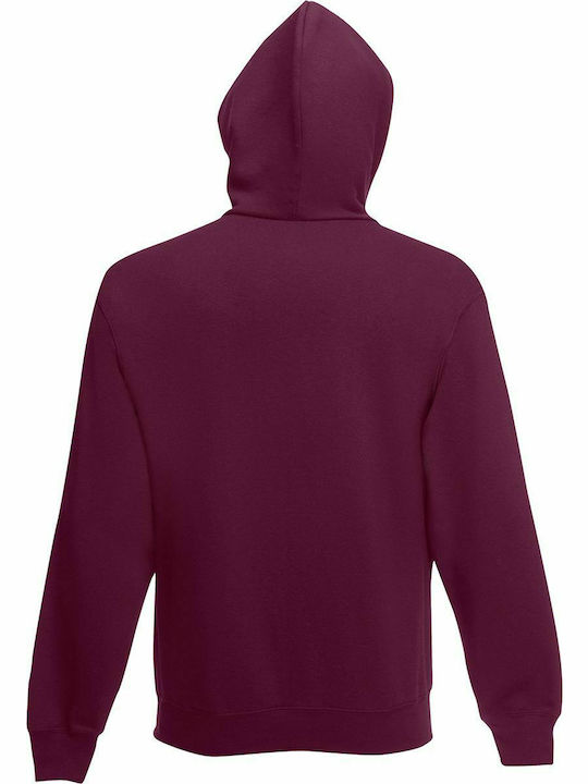 Fruit of the Loom Classic Ανδρική Διαφημιστική Ζακέτα Burgundy