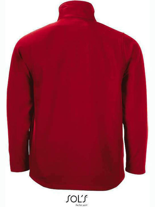 Sol's Race Men's Long Sleeve Promotional Cardigan Pepper Red