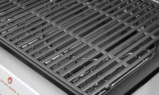 Weber Genesis SX-435 Газово Барбекю Чугунена Решетка 86брx48брсм. с 4 бр 14.1кВт и Страничен Нагревател
