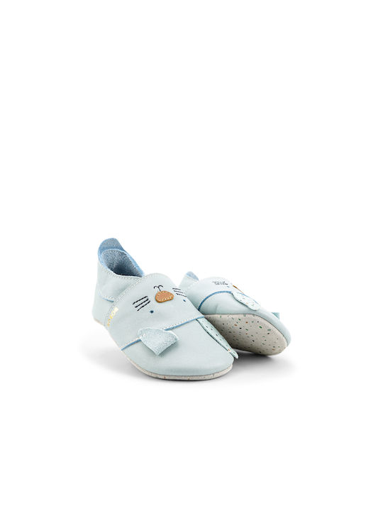 Bobux Baby Slippers Light Blue