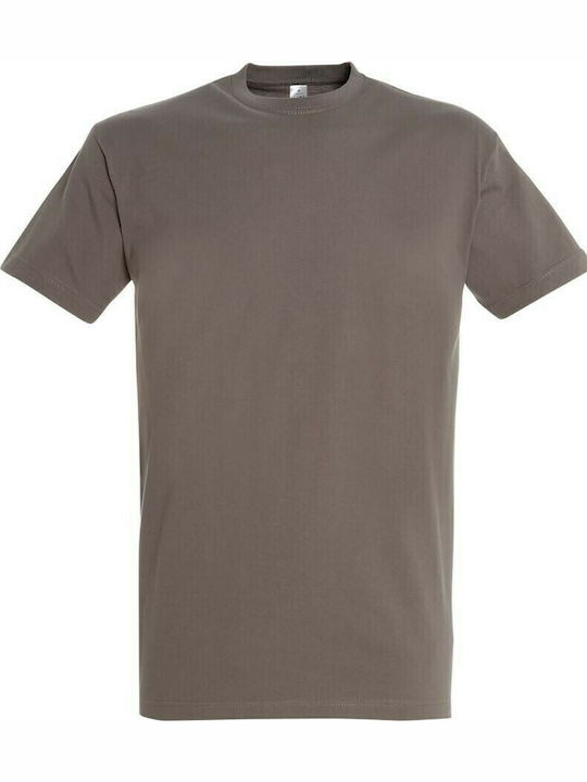 Sol's Imperial Men's Short Sleeve Promotional T-Shirt Zinc