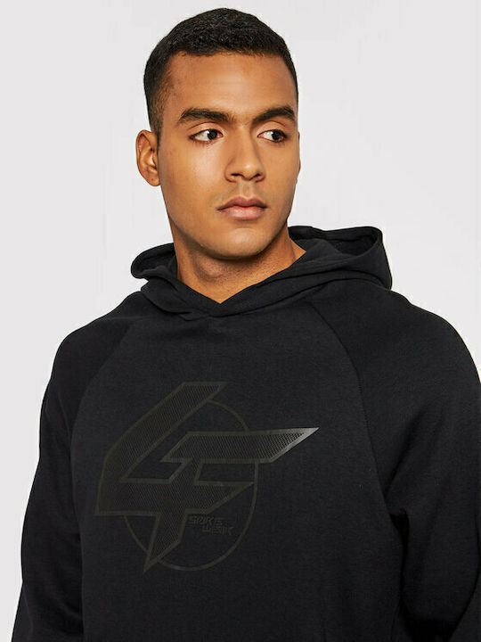 Sweatshirt with Hood Black