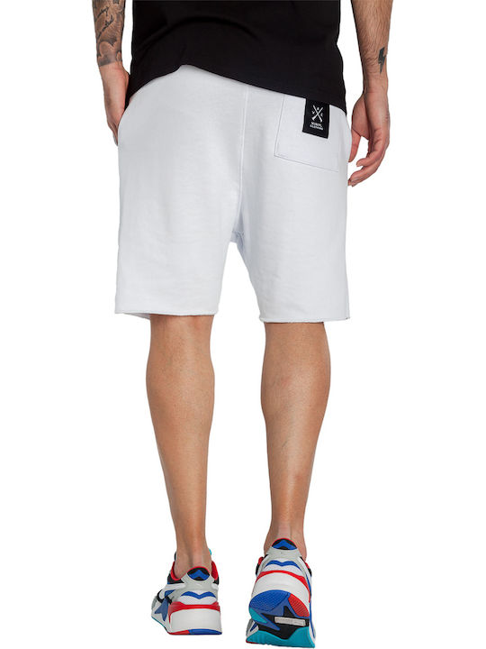 Vinyl Art Clothing Men's Athletic Shorts White