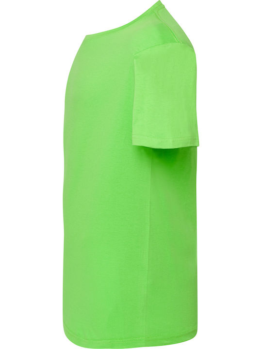 JHK TSRA-150 Ανδρικό Διαφημιστικό T-shirt Κοντομάνικο Λαχανί