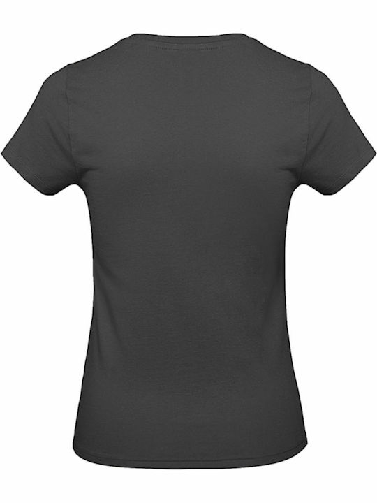 B&C Exact 190 Women's Short Sleeve Promotional T-Shirt Used Black