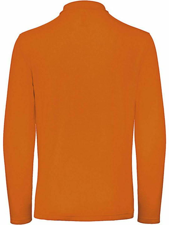 B&C ID.001 LSL Men's Long Sleeve Promotional Blouse Orange