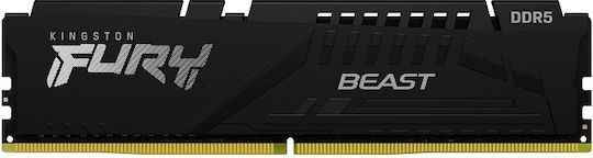 Kingston Fury Beast DDR5 16GB RAM με 2x8GB Modules και Ταχύτητα 5600 για Desktop