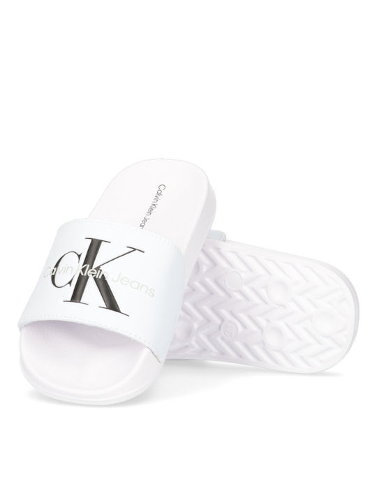 Calvin Klein Kids' Slides White