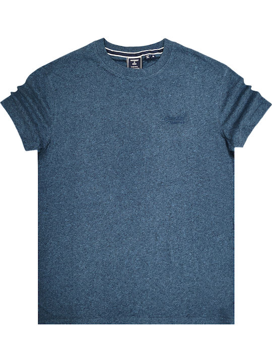 Organic Cotton Vintage Logo T-shirt Blue